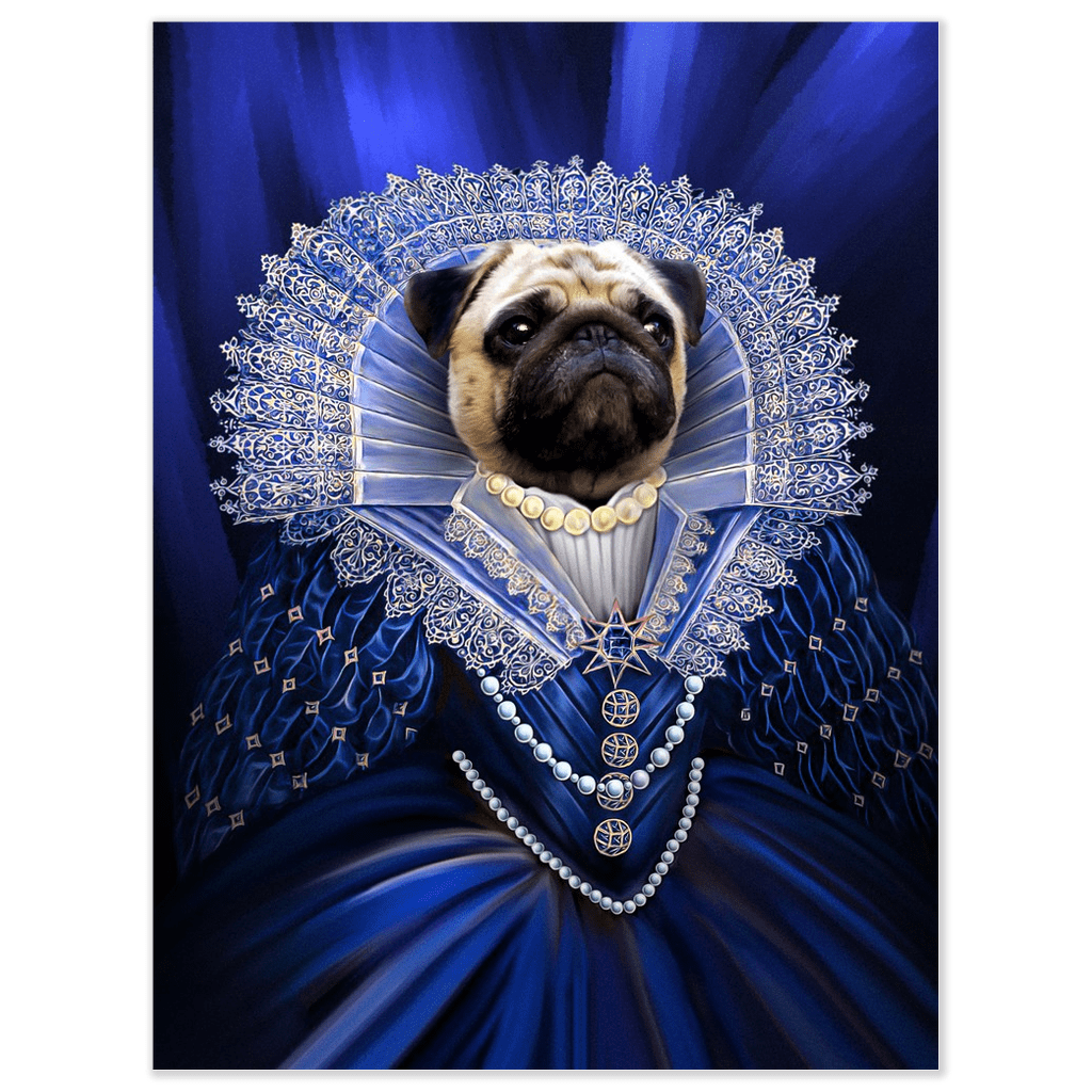 Póster Perro personalizado &#39;La Baronesa&#39;