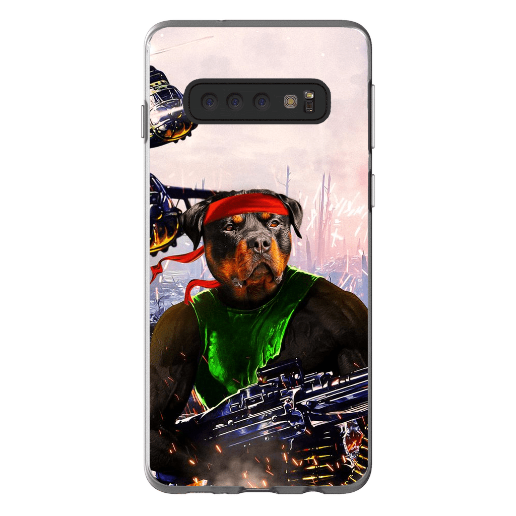 &#39;Rambo Doggo&#39; Personalized Phone Case