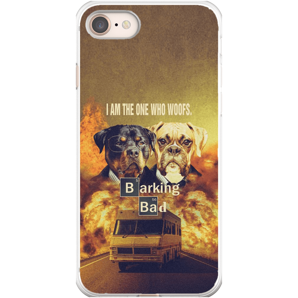 &#39;Barking Bad&#39; Personalized 2 Pet Phone Case