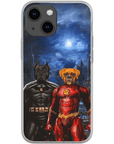 'Batdog & Flash Doggo' Personalized 2 Pet Phone Case