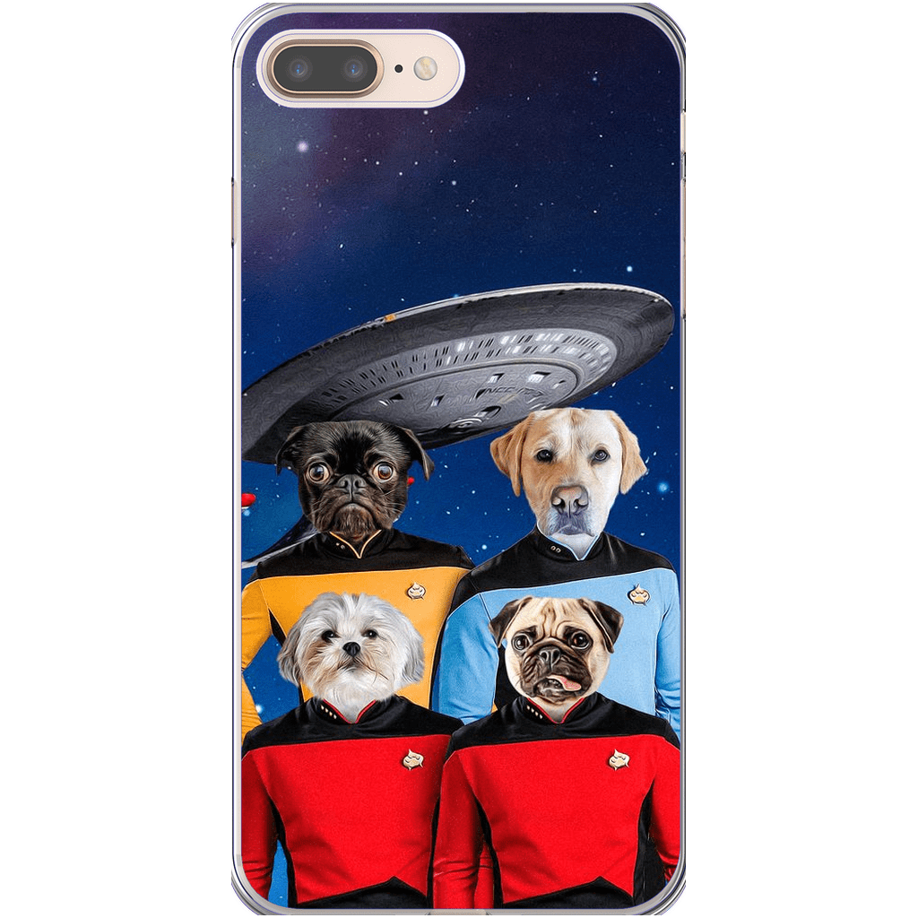 &#39;Doggo-Trek&#39; Personalized 4 Pet Phone Case