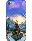 'The Retro Wolf' Personalized Phone Case