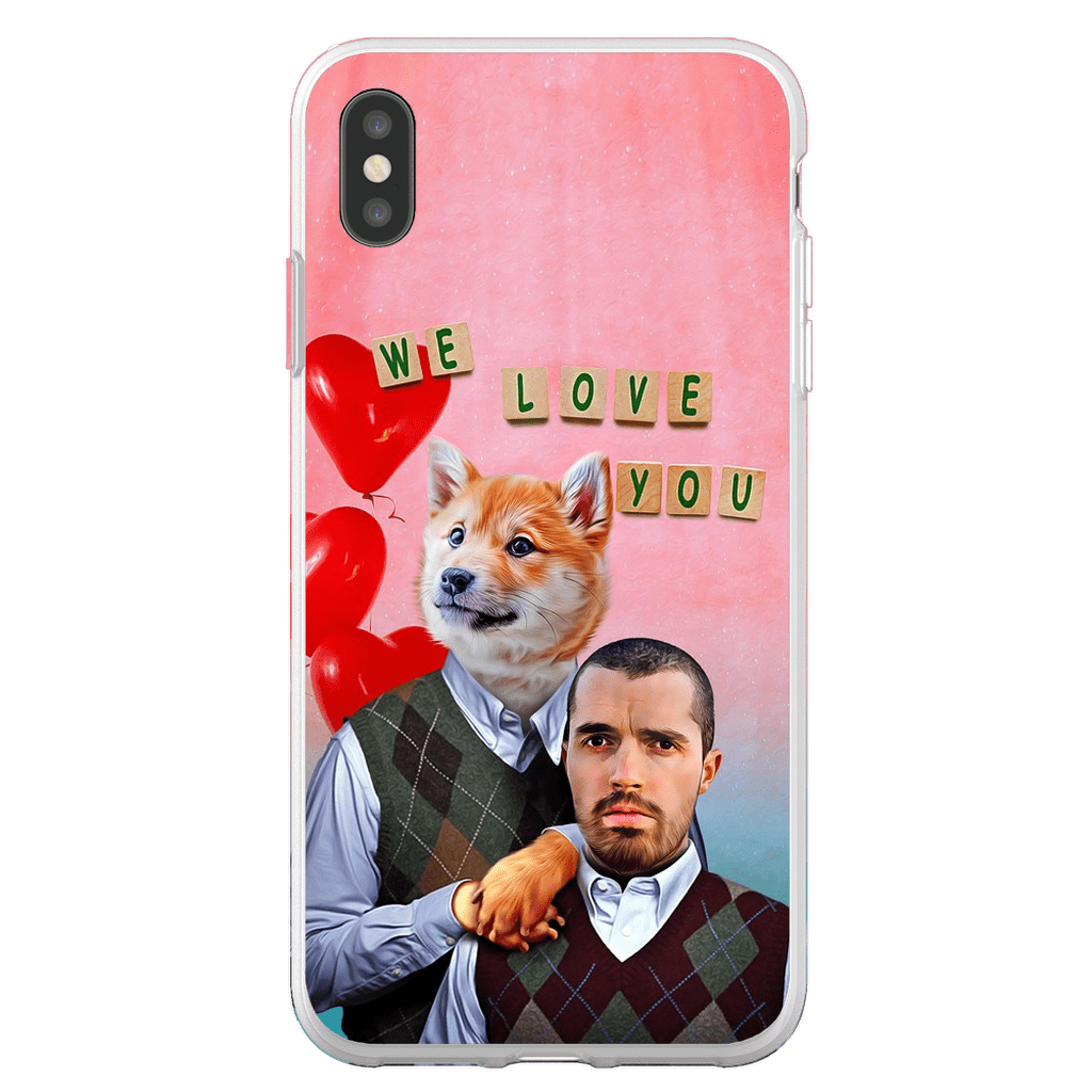 &#39;Step Doggo/Human Valentines&#39; Personalized Phone Cases