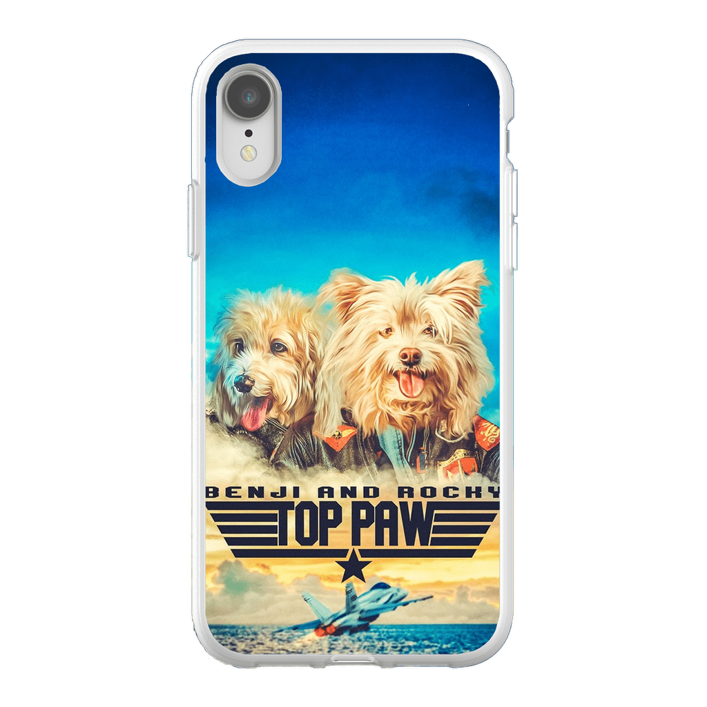 &#39;Top Paw&#39; Personalized 2 Pet Phone Case