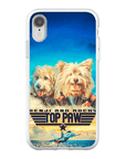 Funda personalizada para teléfono con 2 mascotas 'Top Paw'