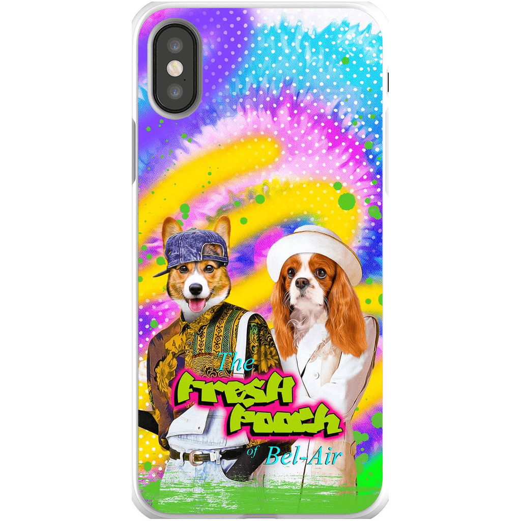 Funda personalizada para teléfono con 2 mascotas &#39;The Fresh Pooch&#39;