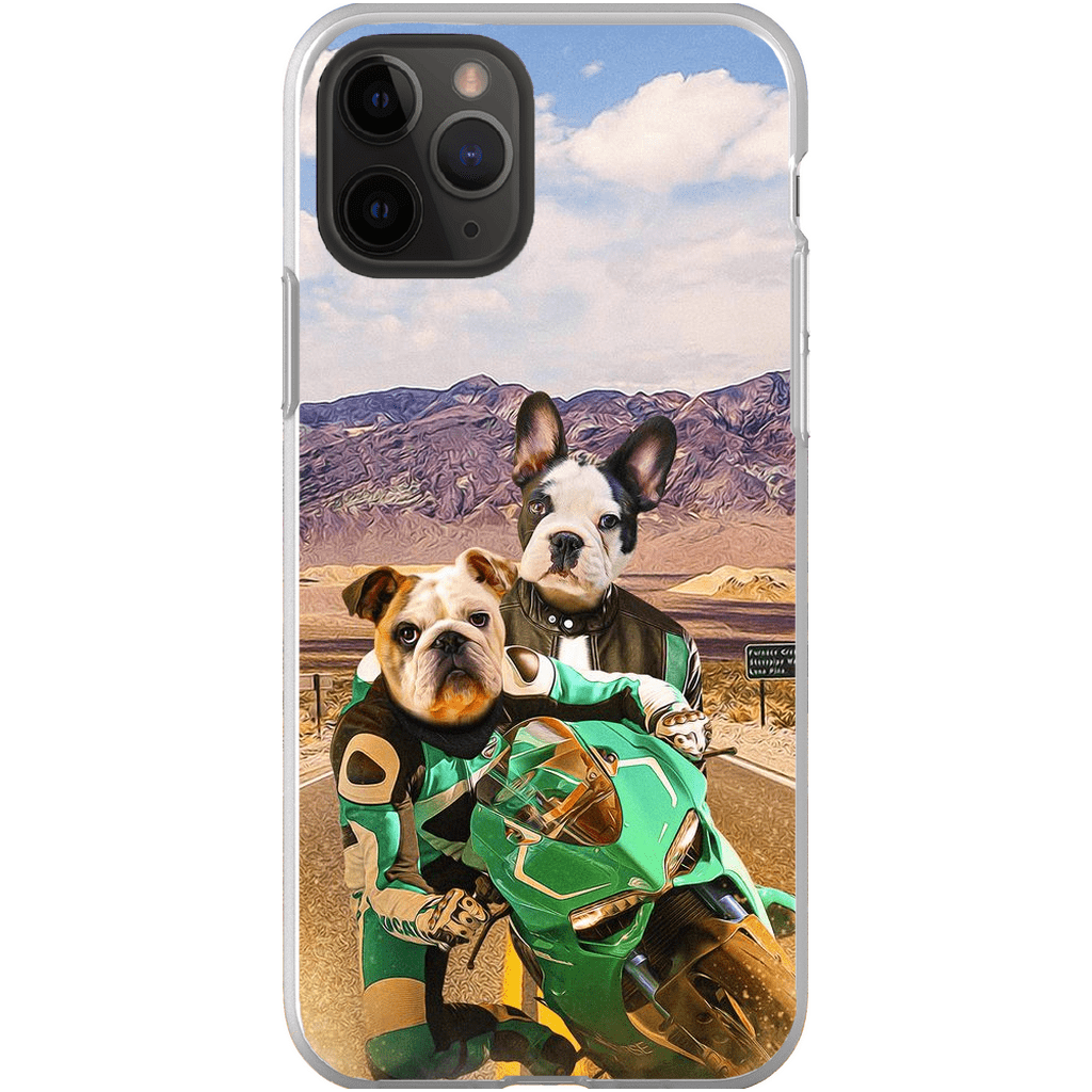 &#39;Kawadawgi Riders&#39; Personalized 2 Pet Phone Case