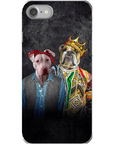 '2Paw And Notorious D.O.G.' Personalized 2 Pet Phone Case