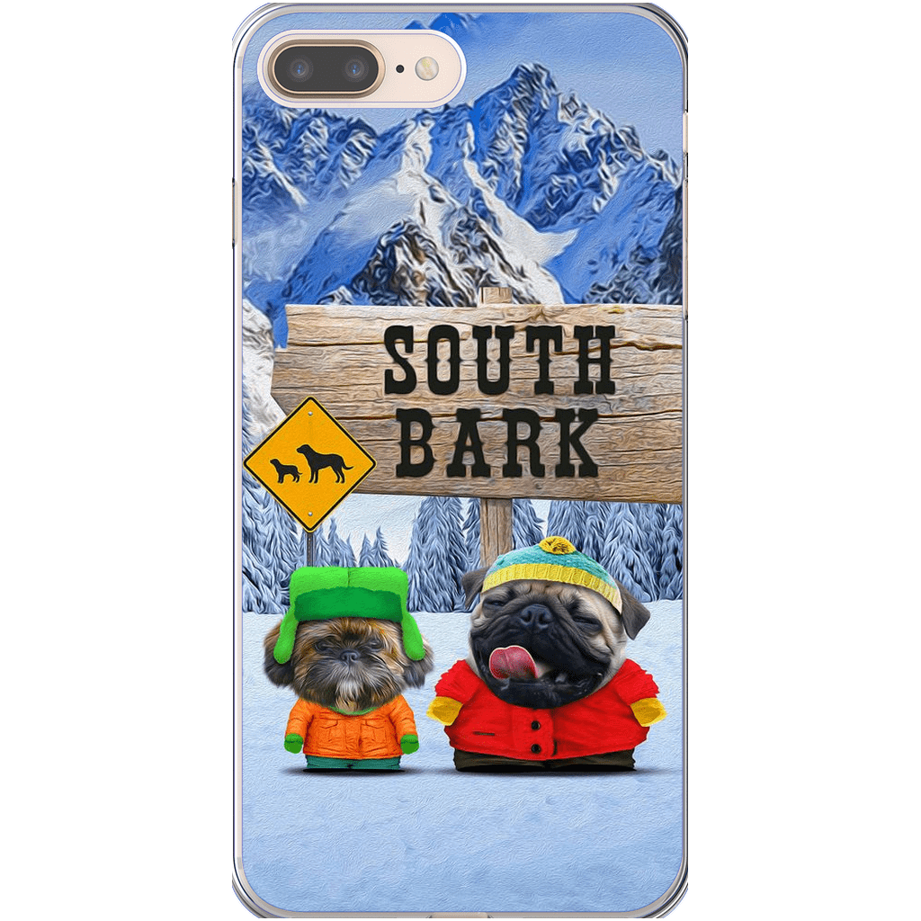 &#39;South Bark&#39; Personalized 2 Pet Phone Case