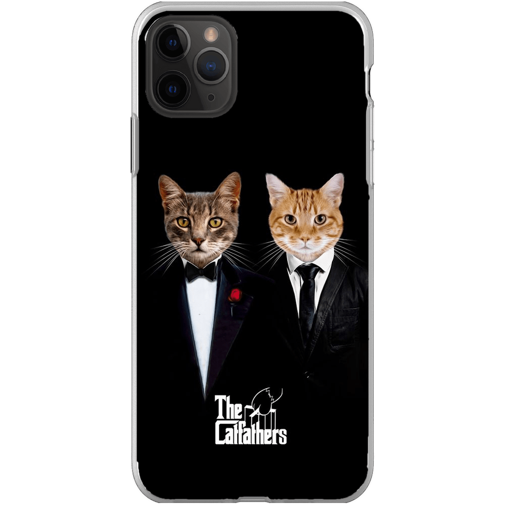 &#39;The Catfathers&#39; Personalized 2 Pet Phone Case