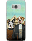 'American Pawthic' Personalized 2 Pet Phone Case