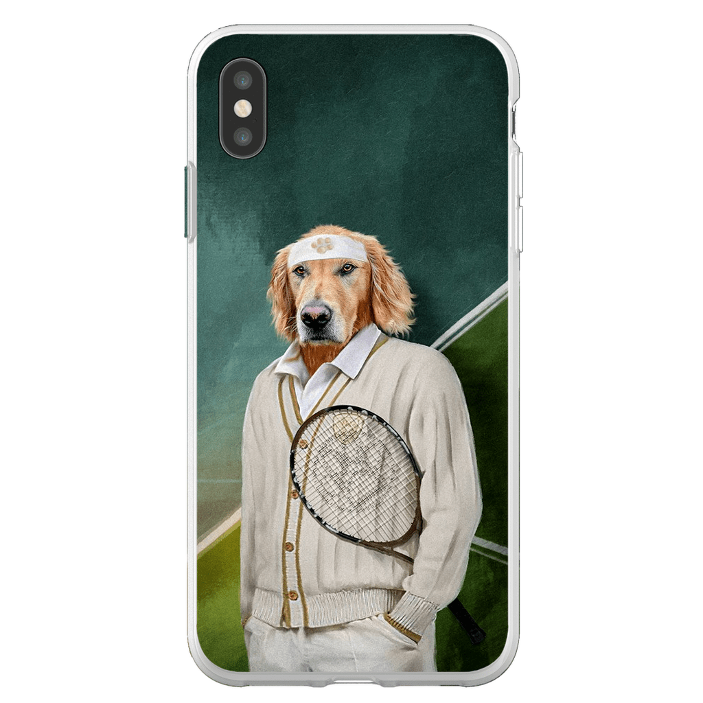 Funda para móvil personalizada &#39;Jugador de tenis&#39;