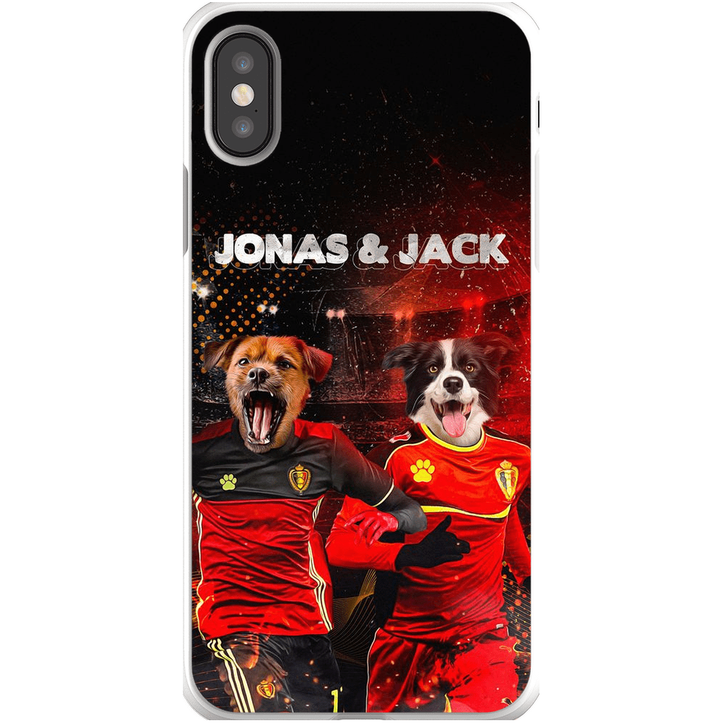 &#39;Belgium Doggos&#39; Personalized 2 Pet Phone Case