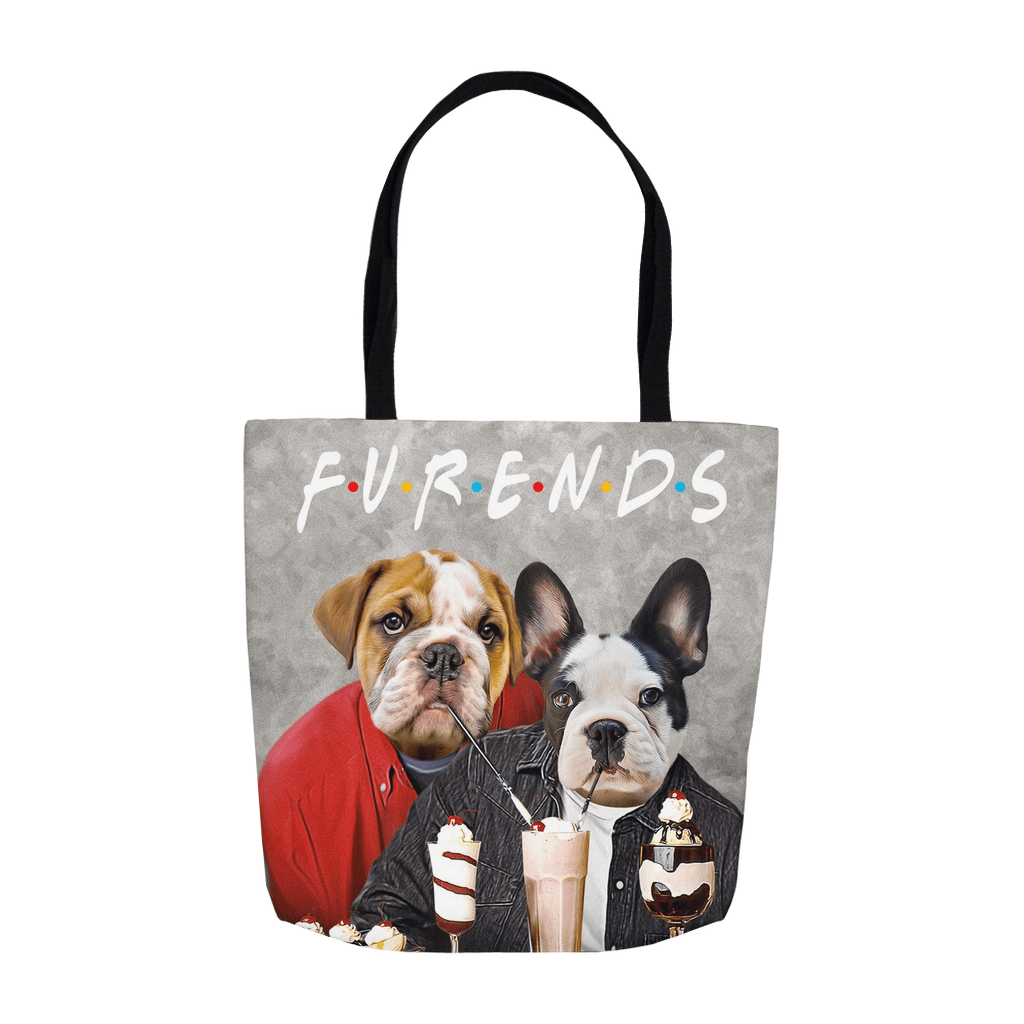 Bolsa Tote Personalizada para 2 Mascotas &#39;Furends&#39;