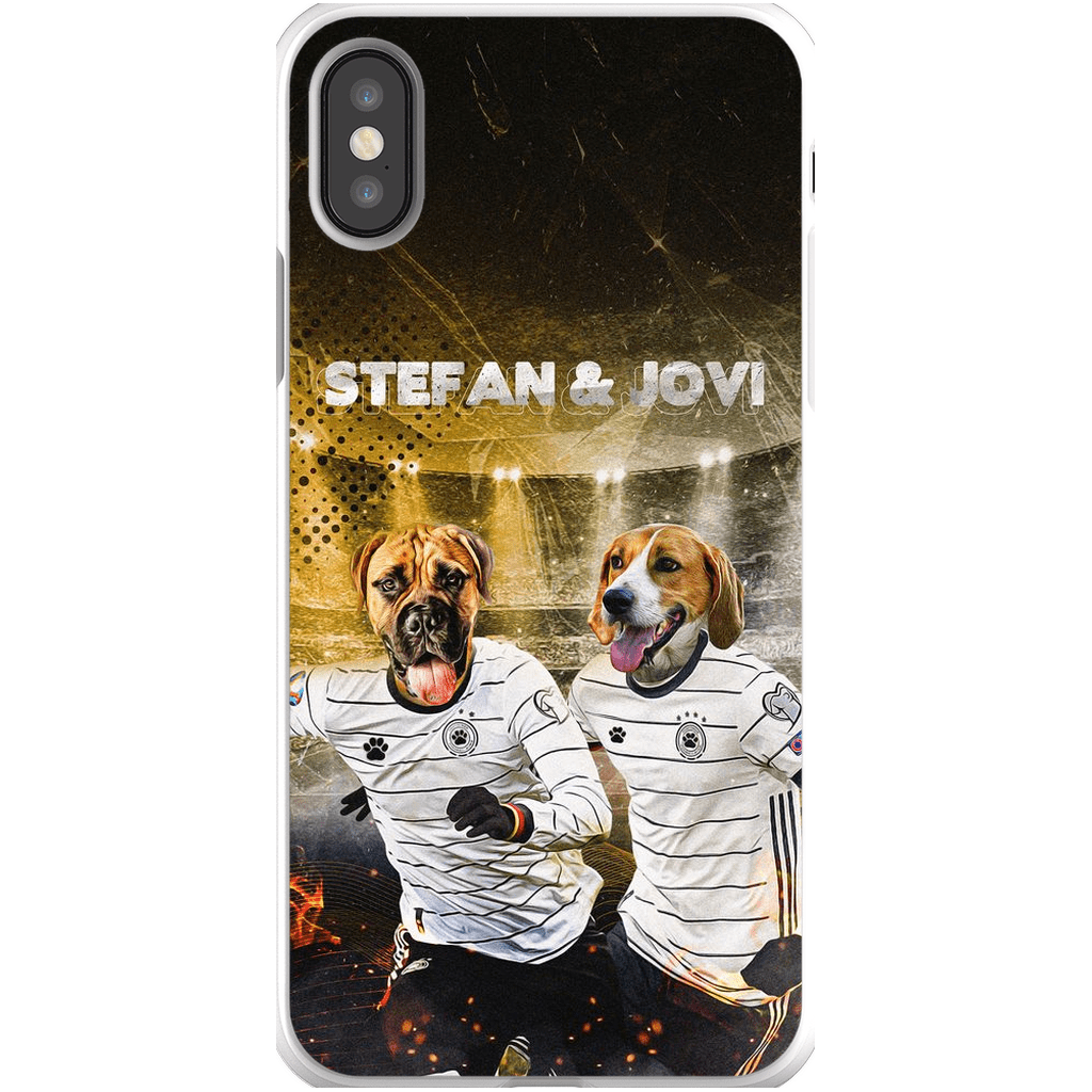 &#39;Germany Doggos&#39; Personalized 2 Pet Phone Case