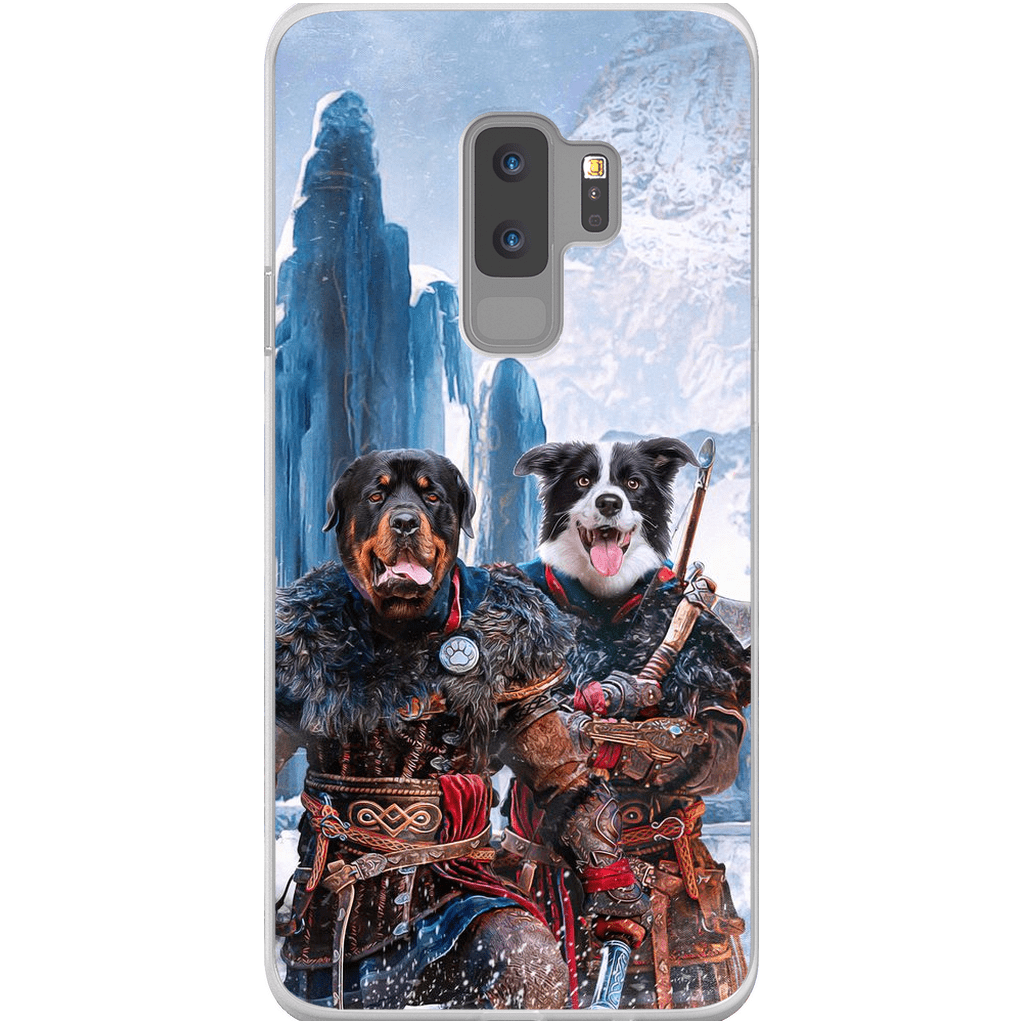 &#39;The Viking Warriors&#39; Personalized 2 Pet Phone Case