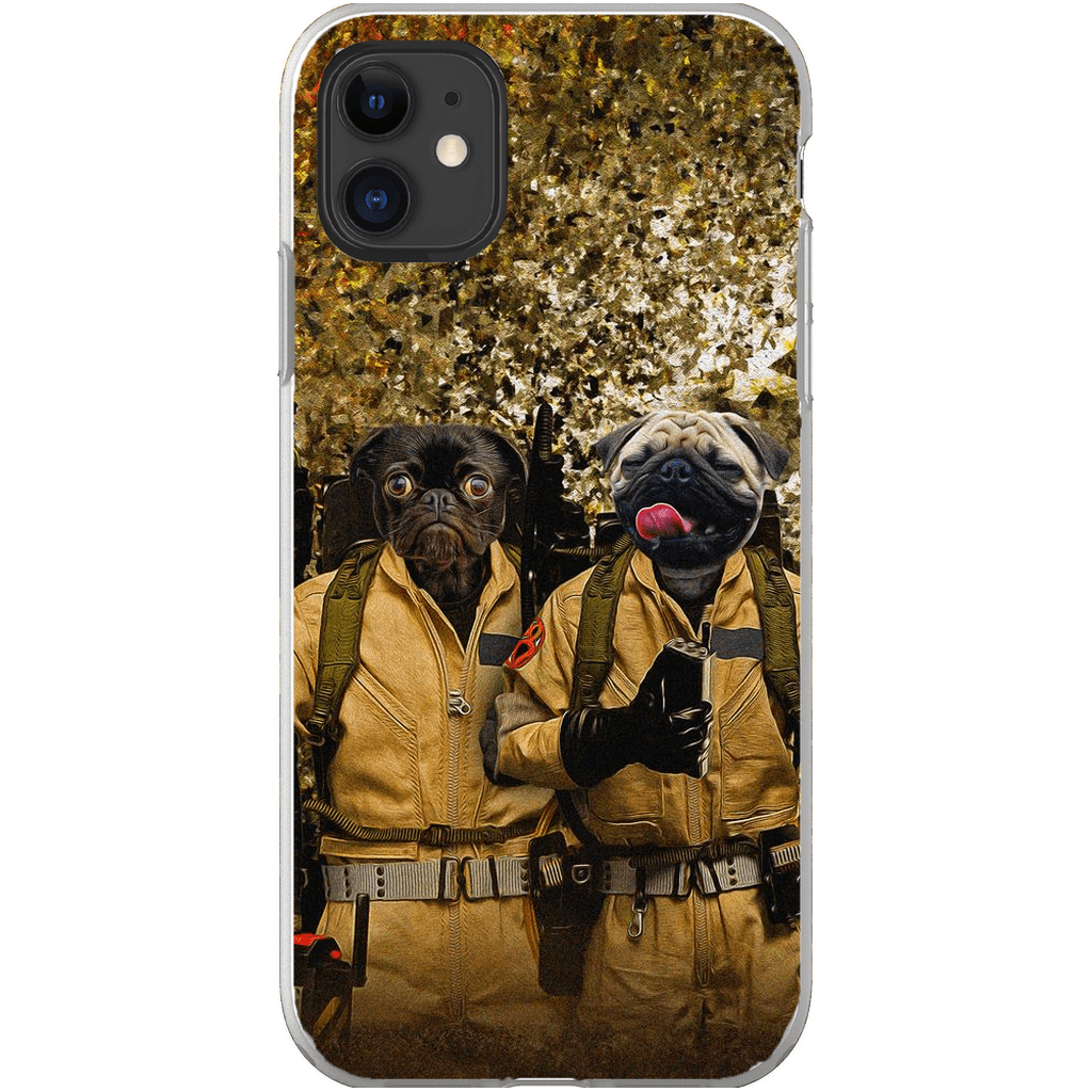 &#39;Dog Busters&#39; Personalized 2 Pets Phone Case