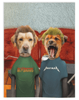 'Beavis and Buttsniffer' Personalized 2 Pet Blanket