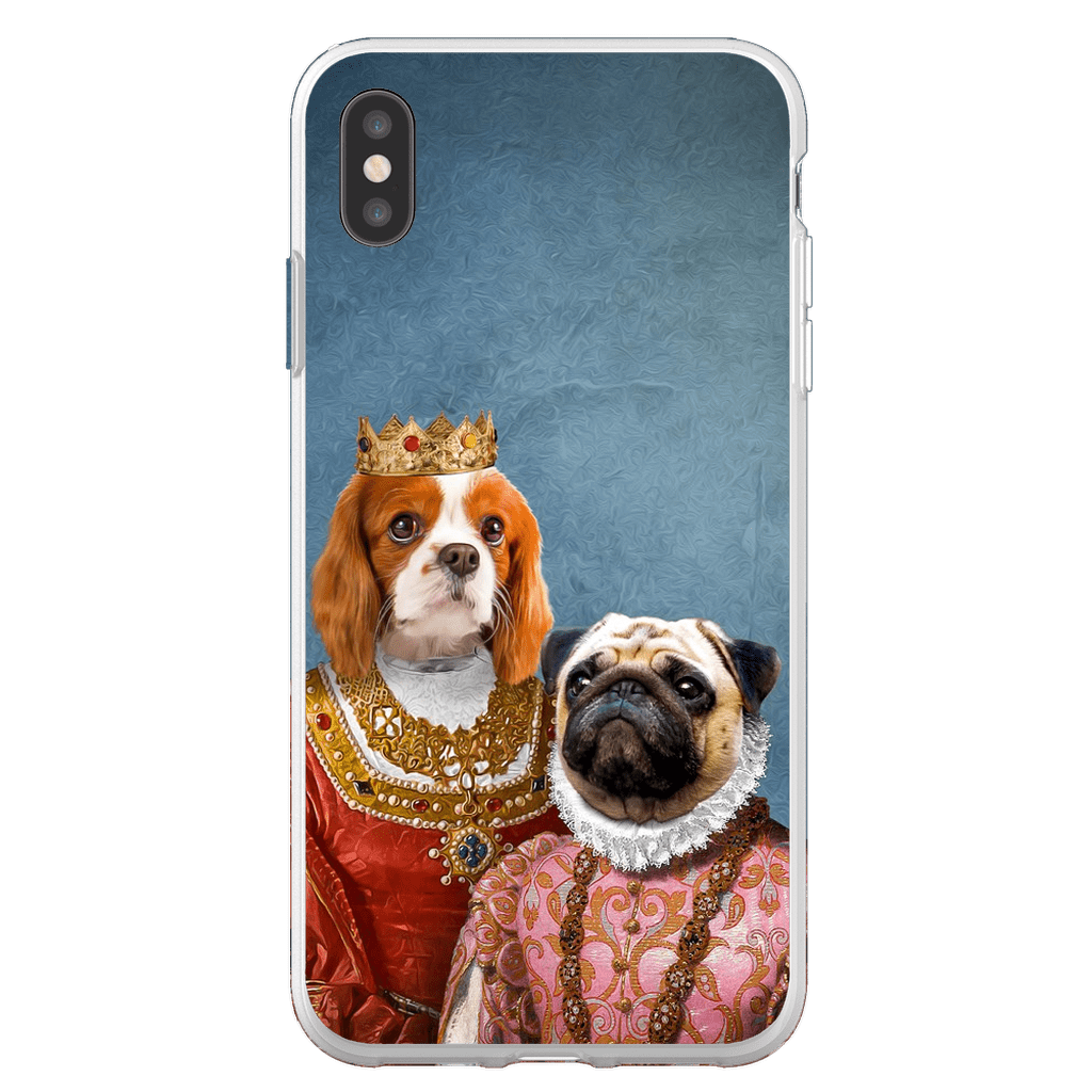 &#39;Queen and Archduchess&#39; Personalized 2 Pet Phone Case