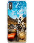 'Harley Wooferson' Funda personalizada para teléfono con 3 mascotas