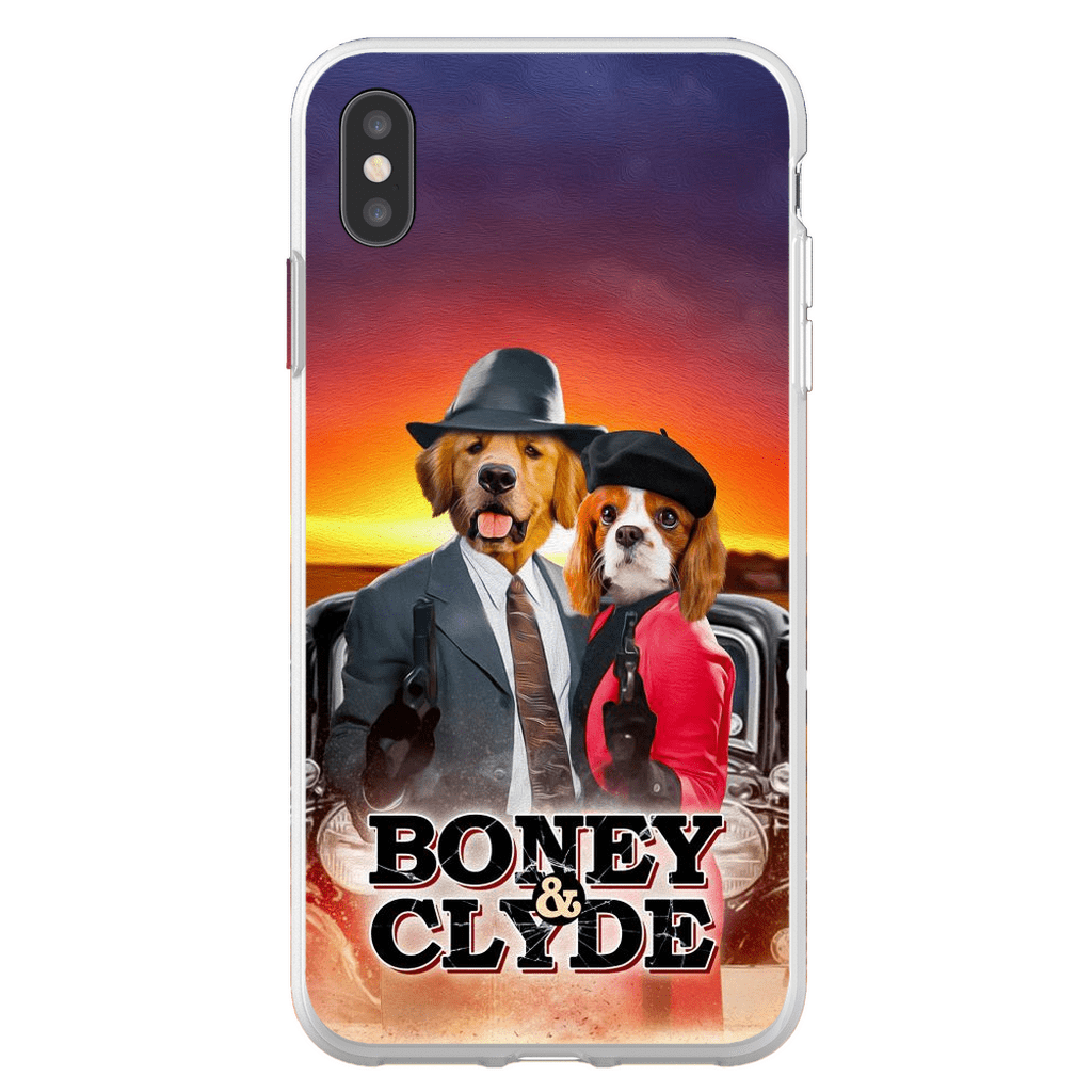 &#39;Boney and Clyde&#39; Personalized 2 Pet Phone Case