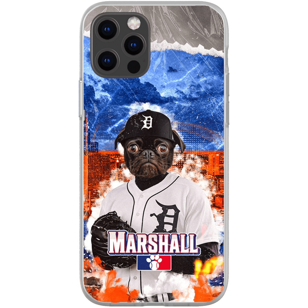 &#39;Detroit Tiger Doggos&#39; Personalized Phone Case