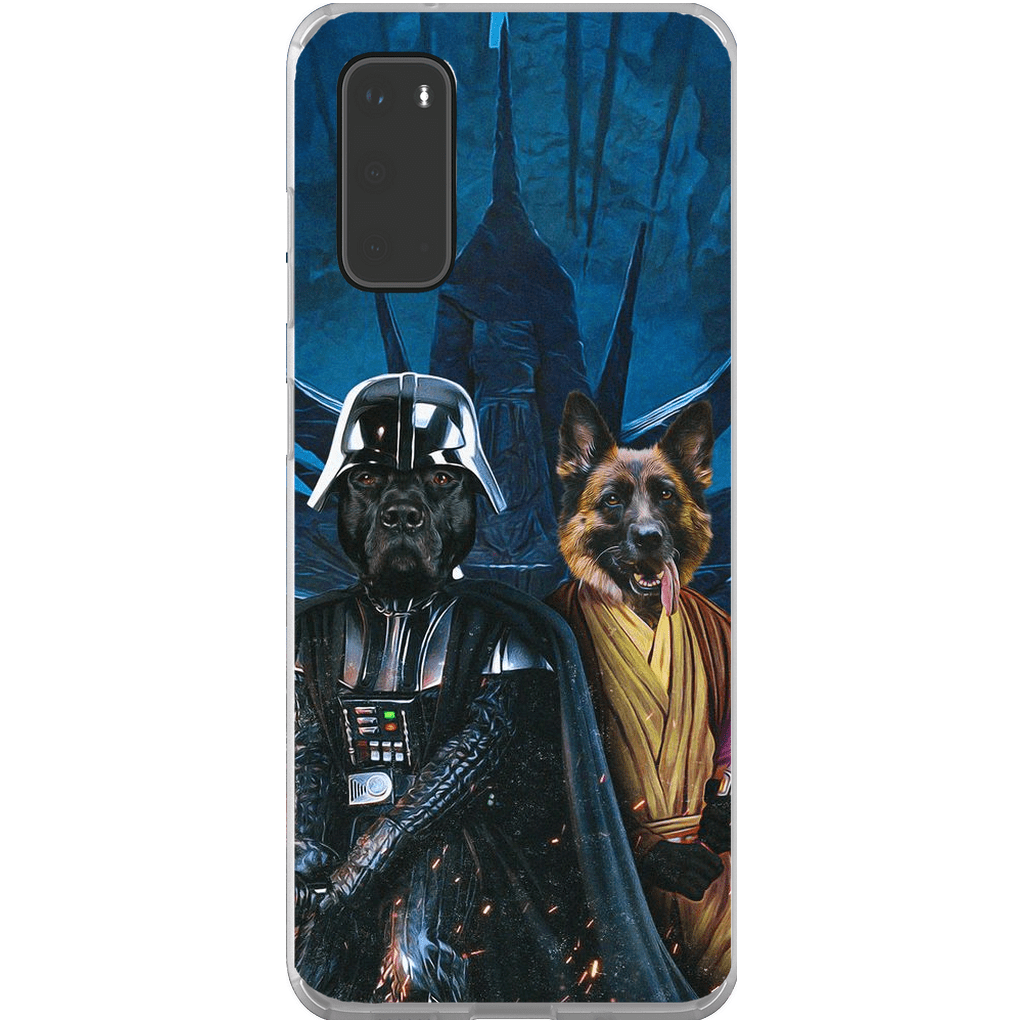 &#39;Darth Woofer &amp; Jedi-Doggo&#39; Personalized 2 Pet Phone Case