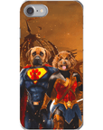 'Superdog & Wonder Doggette' Personalized 2 Pet Phone Case