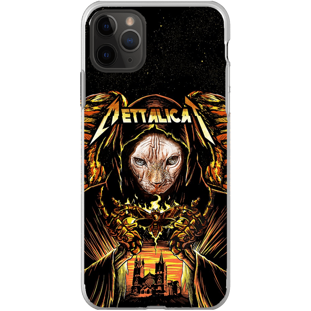 &#39;Mettalicat&#39; Personalized Phone Case