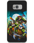 Funda personalizada para teléfono con 3 mascotas 'Teenage Mutant Ninja Doggos'