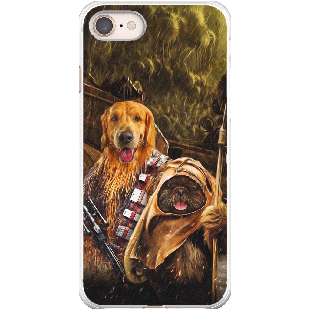 &#39;Chewdogga &amp; Dogg-E-Wok&#39; Personalized 2 Pet Phone Case