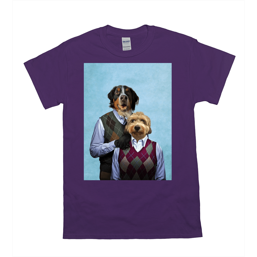 Camiseta personalizada para 2 mascotas &#39;Step Doggo &amp;amp; Doggette&#39; 