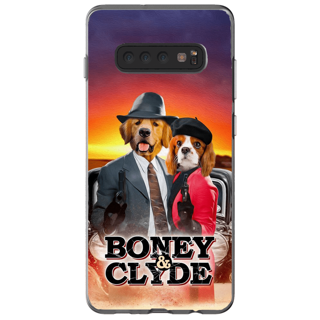 &#39;Boney and Clyde&#39; Personalized 2 Pet Phone Case