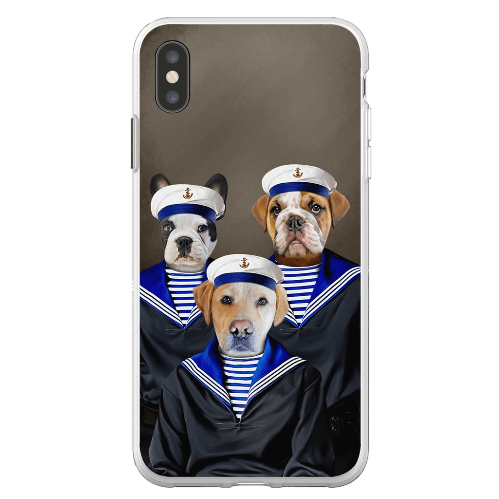 &#39;The Sailors&#39; Personalized 3 Pet Phone Case