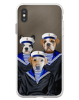 'The Sailors' Personalized 3 Pet Phone Case