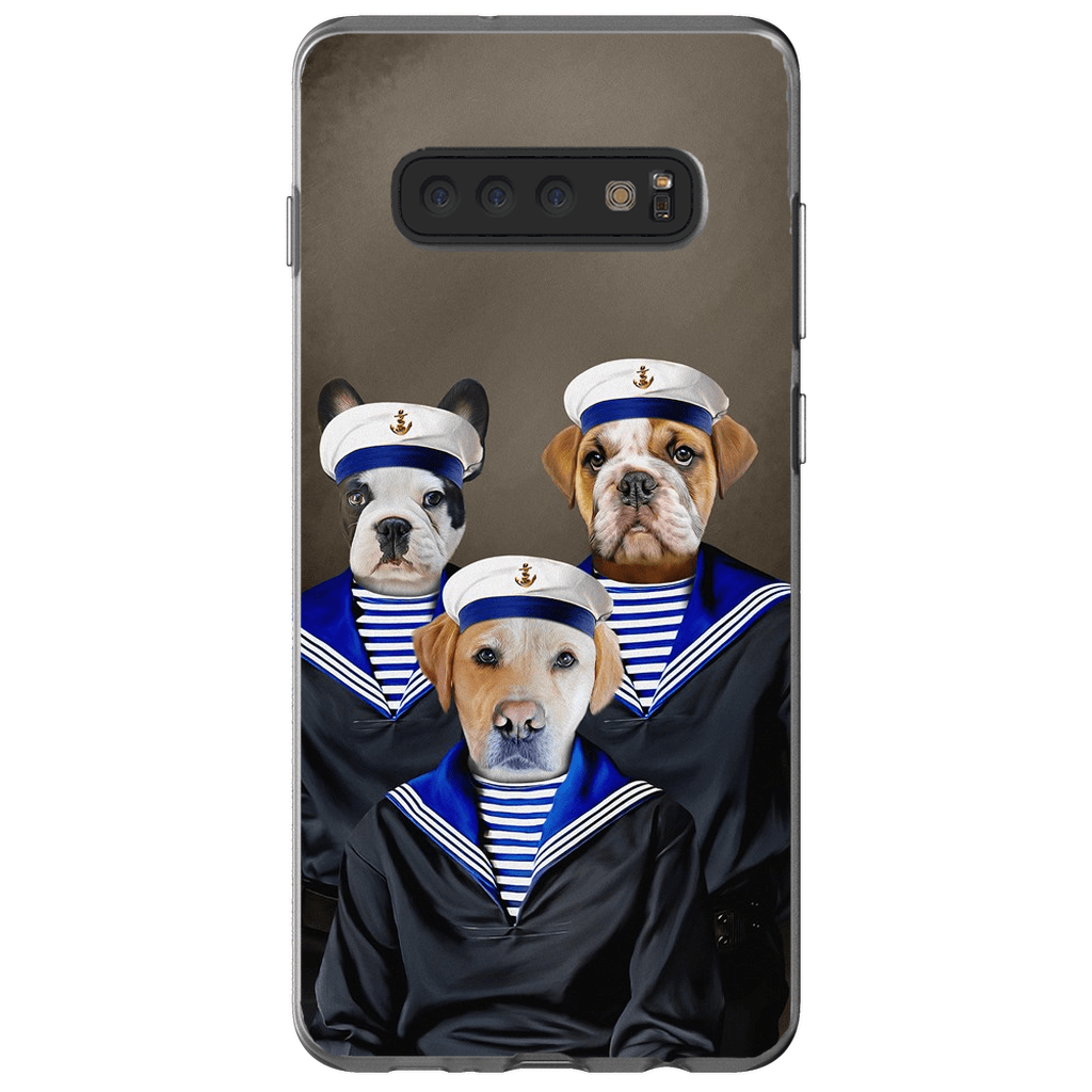 &#39;The Sailors&#39; Personalized 3 Pet Phone Case