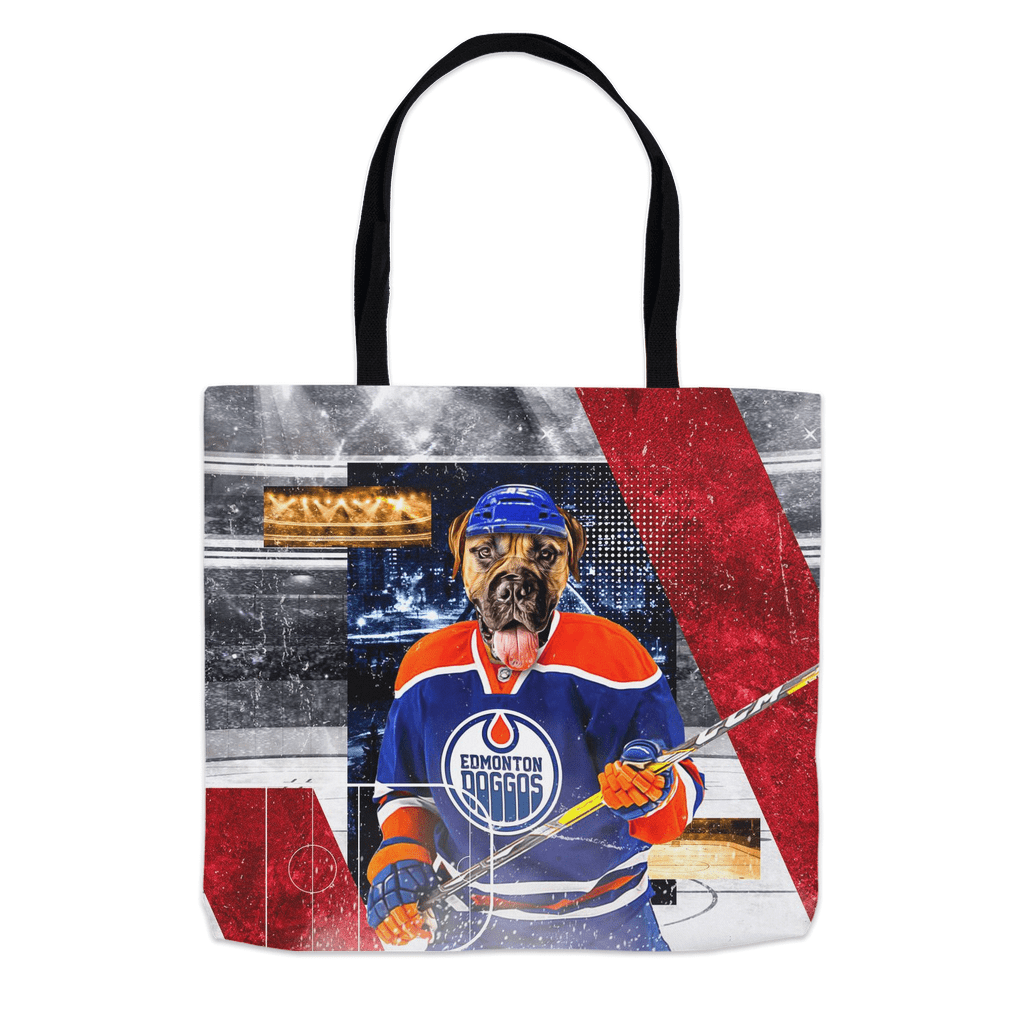 Bolsa de tela personalizada &#39;Edmonton Doggos Hockey&#39;