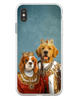 'King and Queen' Personalized 2 Pets Phone Case