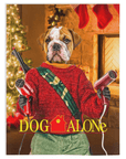 'Dog Alone' Personalized Pet Blanket