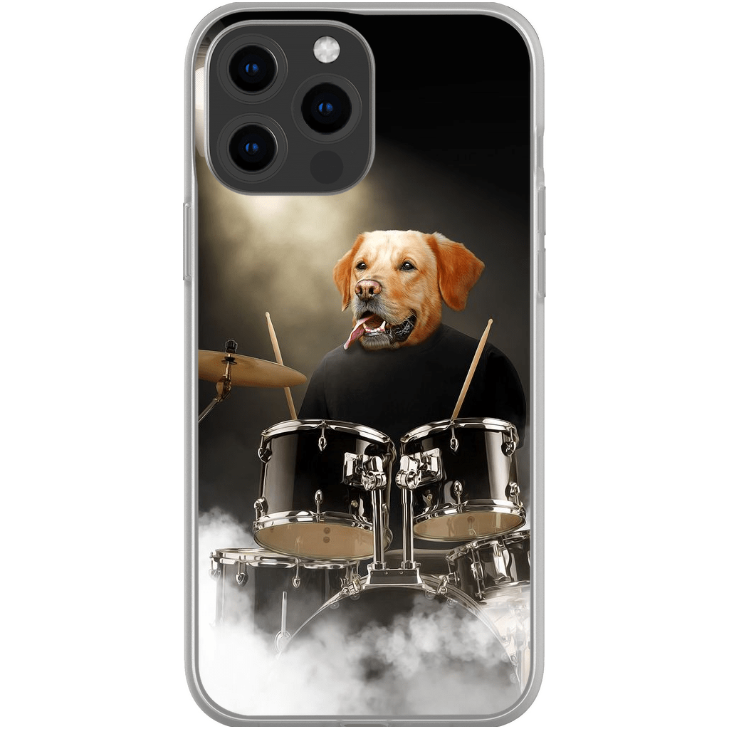 &#39;The Drummer&#39; Personalized Phone Case