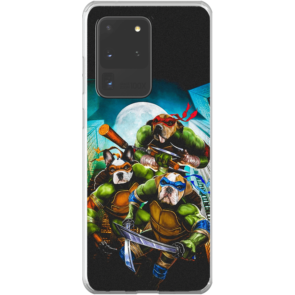 &#39;Teenage Mutant Ninja Doggos&#39; Personalized 3 Pet Phone Case