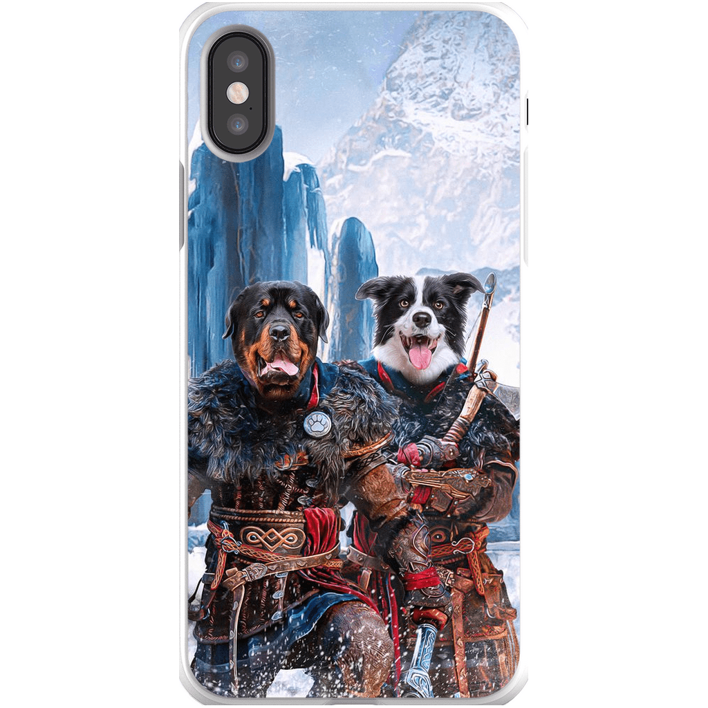 &#39;The Viking Warriors&#39; Personalized 2 Pet Phone Case