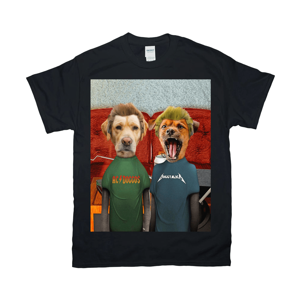 Camiseta personalizada para 2 mascotas &#39;Beavis and Buttsniffer&#39;