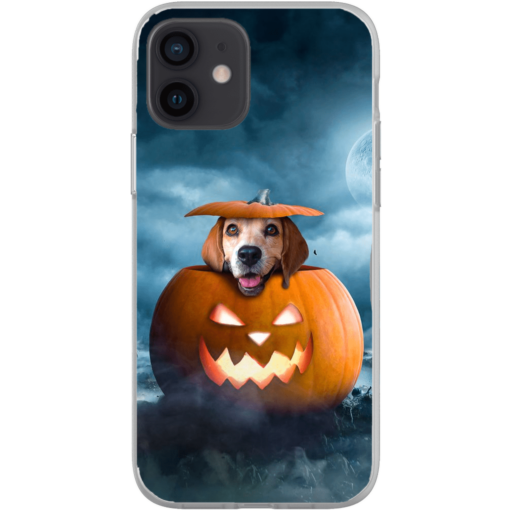 &#39;The Pawmpkin&#39; Personalized Phone Case