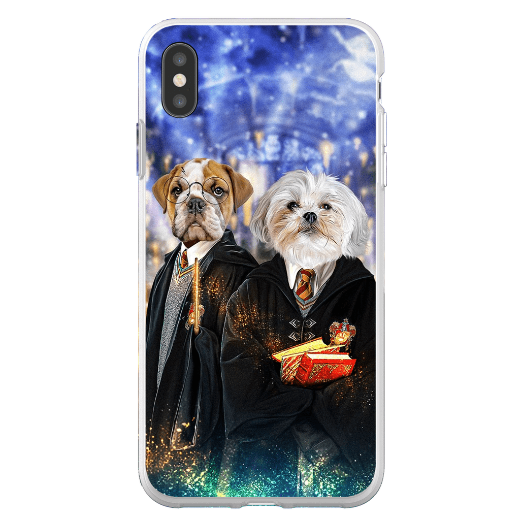 &#39;Harry Doggers 2&#39; Funda personalizada para teléfono con 2 mascotas