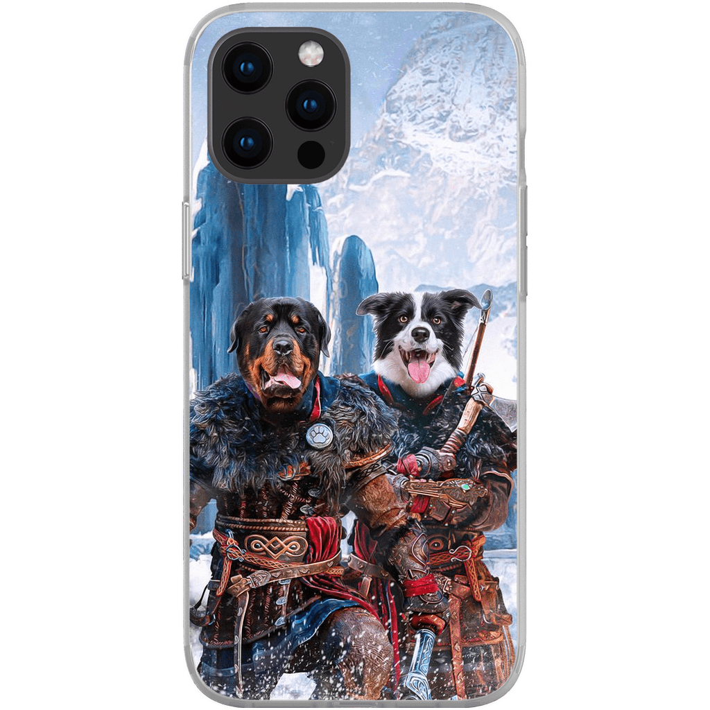 &#39;The Viking Warriors&#39; Personalized 2 Pet Phone Case