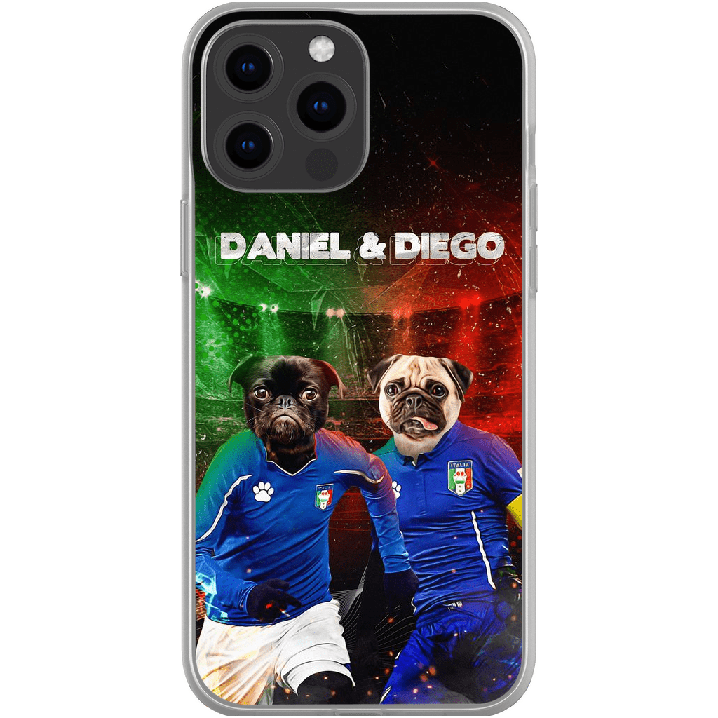 &#39;Italy Doggos&#39; Personalized 2 Pet Phone Case