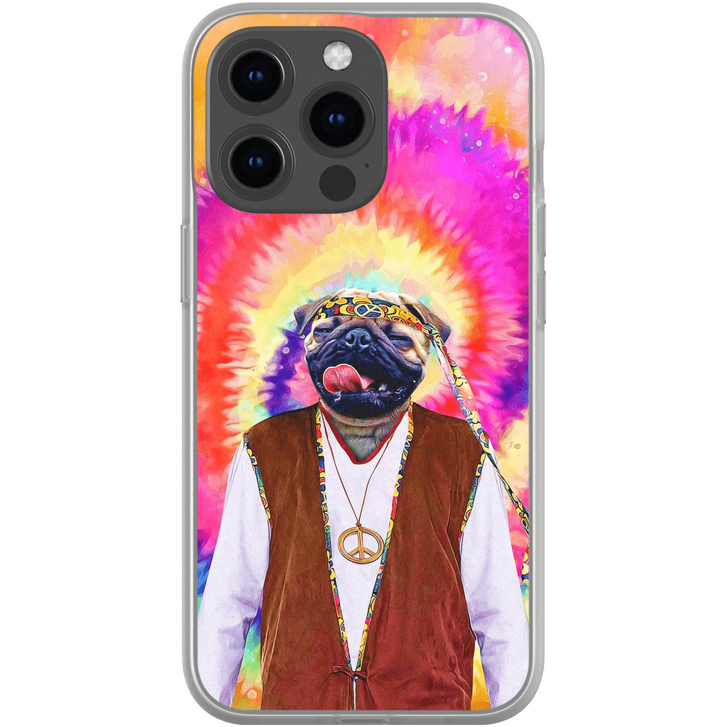 &#39;The Hippie (Male)&#39; Personalized Phone Case