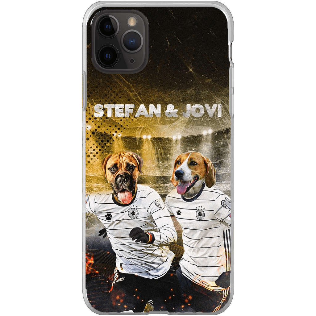 &#39;Germany Doggos&#39; Personalized 2 Pet Phone Case