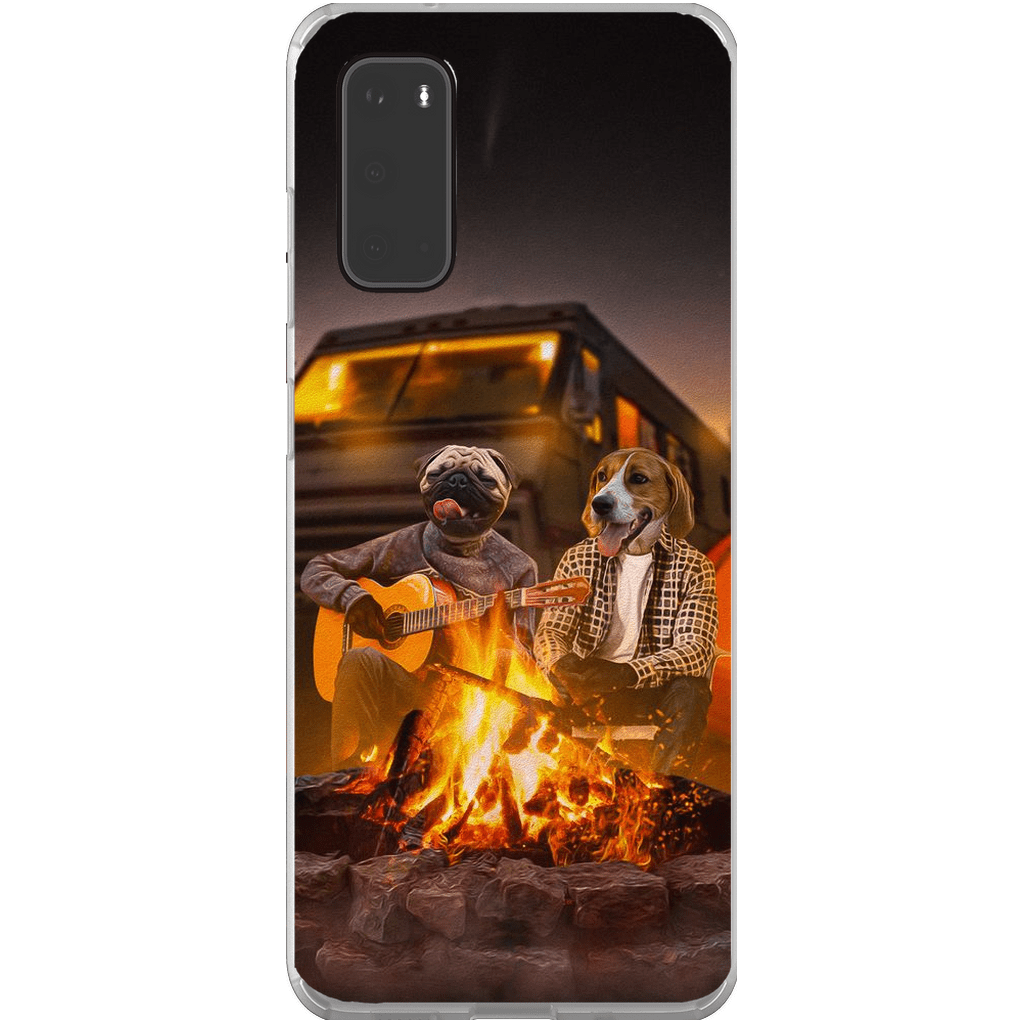 &#39;The Campers&#39; Personalized 2 Pet Phone Case